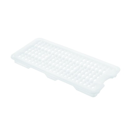 Araven DRAIN GRILL GN1/4 WHITE, 8 1/4" X 3 7/8" X 3/4" 00243